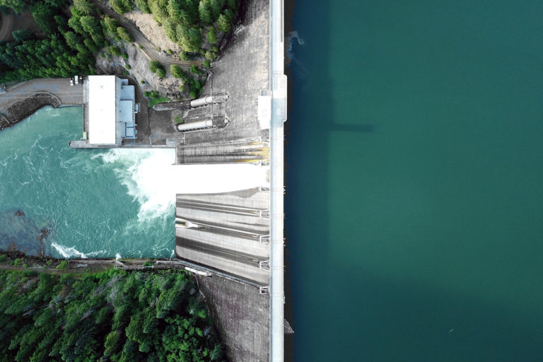 Detroit Dam in Oregon