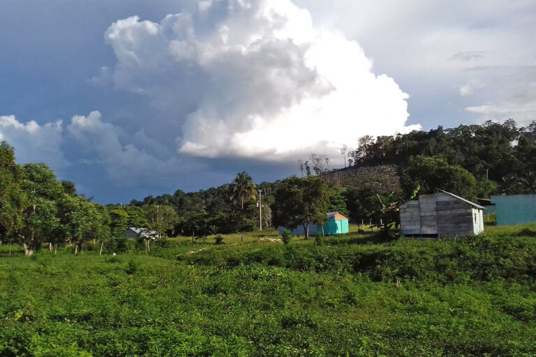 The El Sacrificio community in the state of Campeche, Mexico.