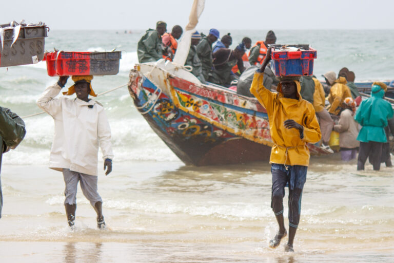 Fishermen in Dakar, Senegal.