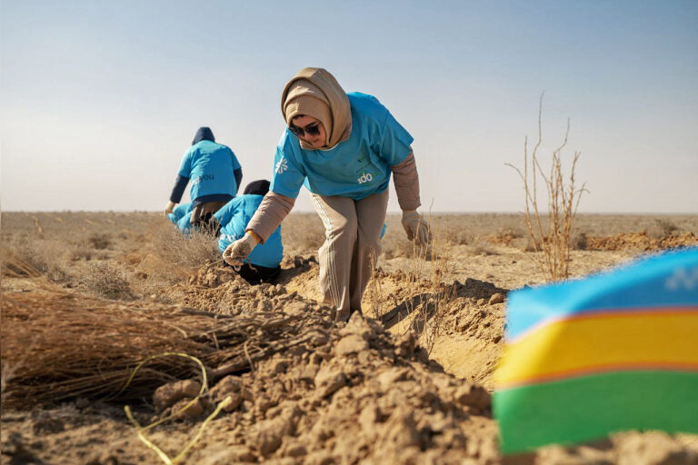 Local and International organizations participated in the plantation.