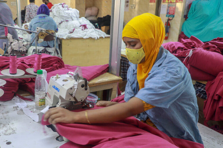 In Bangladesh, around 4.2 million people work in the garment industry.