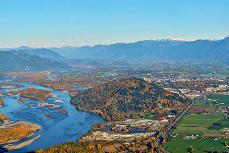 Fraser Valley as seen from Sumas Mountain.