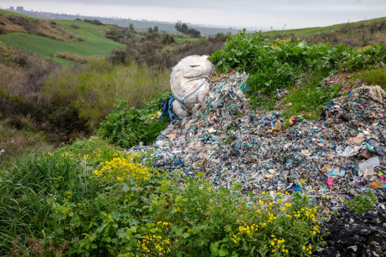 British plastic packaging and other waste soils the countryside as far away as Turkey (pictured). Image by Caner Ozkan via Greenpeace Media Library.