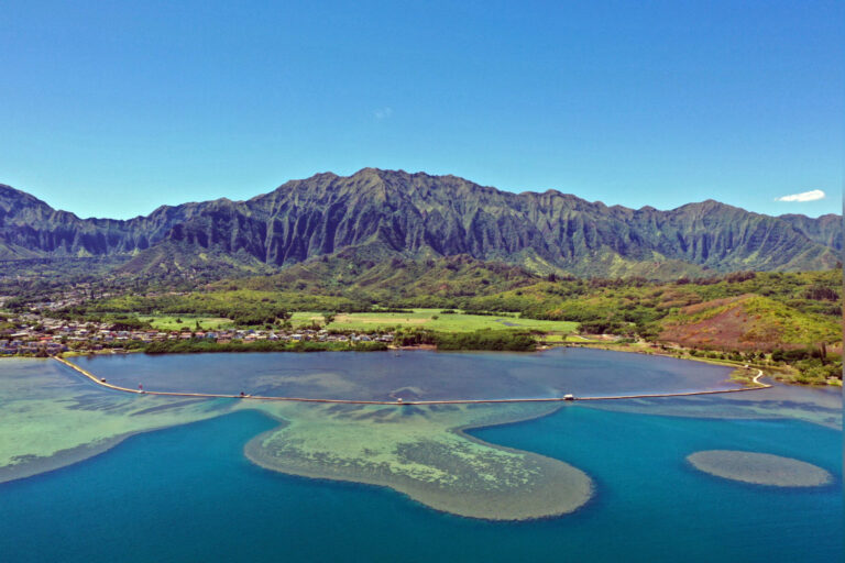 He‘eia fishpond.