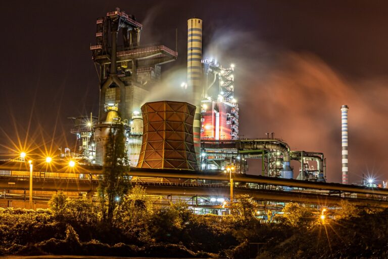 Blast furnace in Duisburg, Germany.