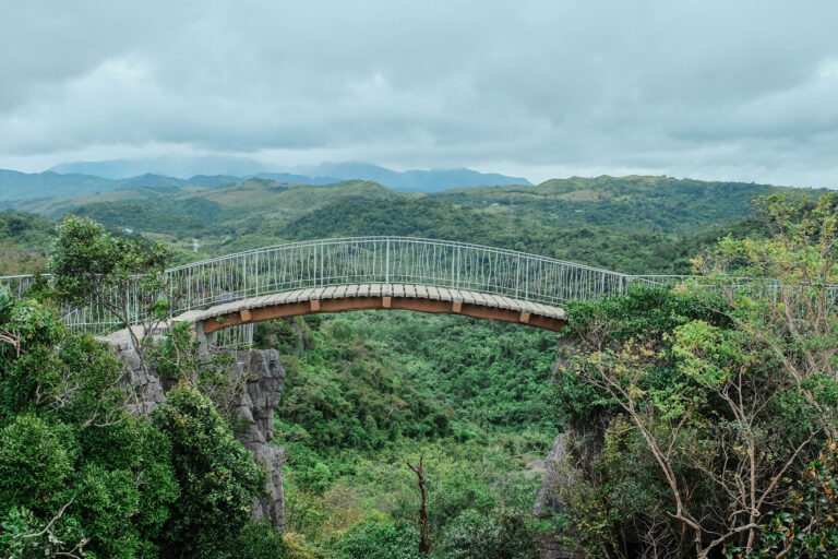 A bridge in Masungi Georeserve.