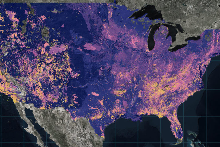 Map of Biodiversity. Esri, NatureServe