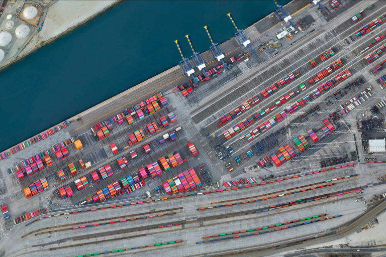 Port of Long Beach, California in February 2020. Photo: NASA Landsat