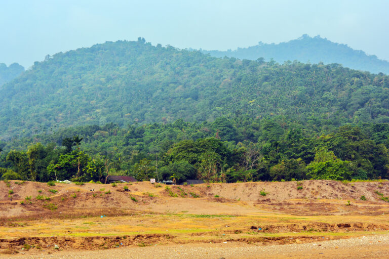 A stone quarry in Bangladesh's Sylhet District.