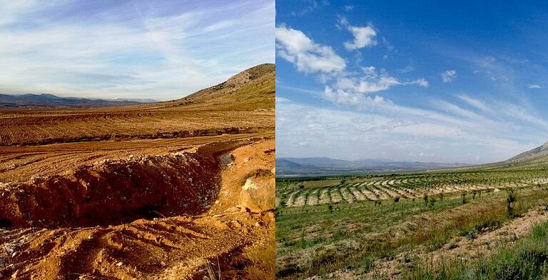 Before and after of a restoration project in Spain. Image courtesy of AlVelAl.