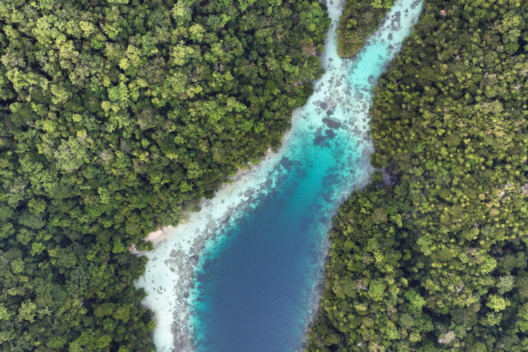 Lagoon in Raja Ampat. Photo credit: Rhett A. Butler