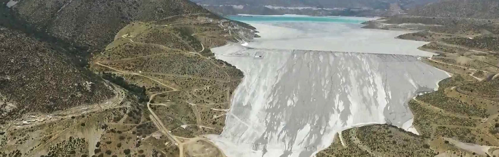 The El Mauro tailings dam.