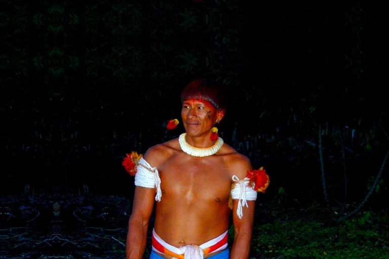 Waura man in Brazil. Photo by Sue Wren.